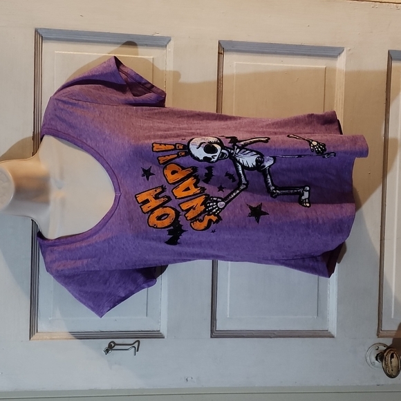 Rocker Girl Short Sleeve Halloween Goth T-Shirt M